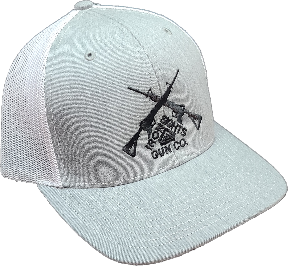 Heather Gray/White Logo Snapback – ISGC Patch Club