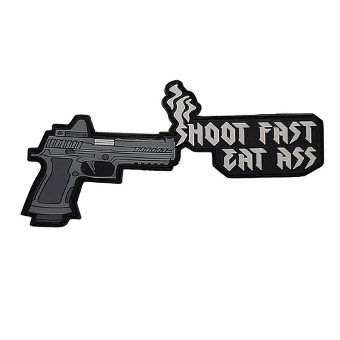 Shoot Fast Eat Ass Patch